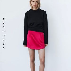 SATIN EFFECT HIGH WAIST SKIRT - From Zara. Be the ⭐️STAR⭐️ of the party!!!!!!!!!